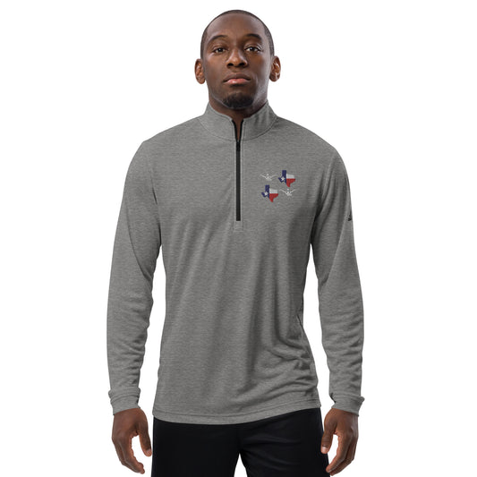 "LW" Texas Mens Quarter Zip pullover