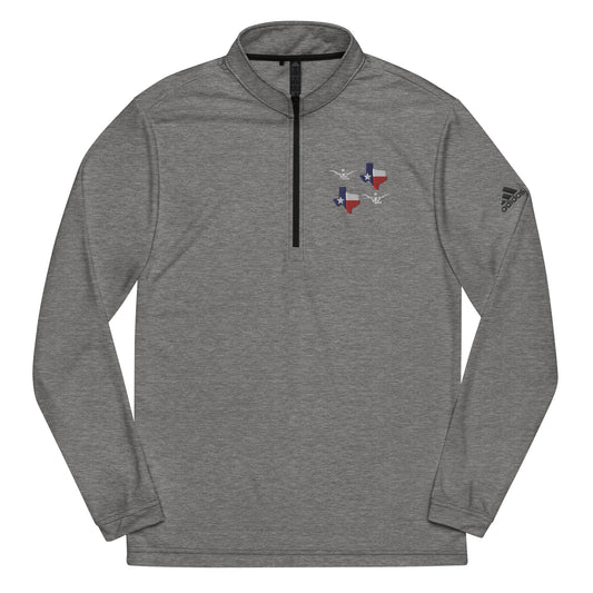 "LW" Texas Mens Quarter Zip pullover