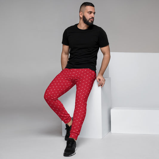 "LW" Men's Joggers in Red