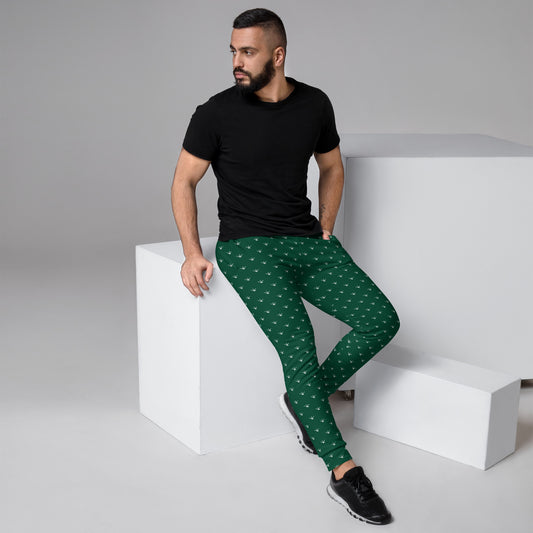 "LW" Men's Joggers in British Racing Green