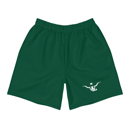 "LW" Men's Athletic Shorts in Green