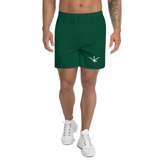 "LW" Men's Athletic Shorts in Green