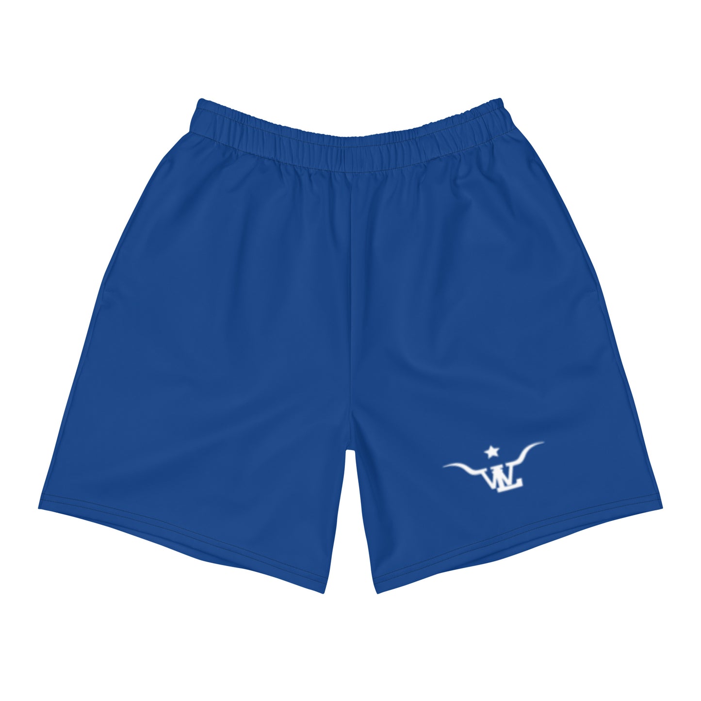 "LW" Men's Athletic Shorts in Blue