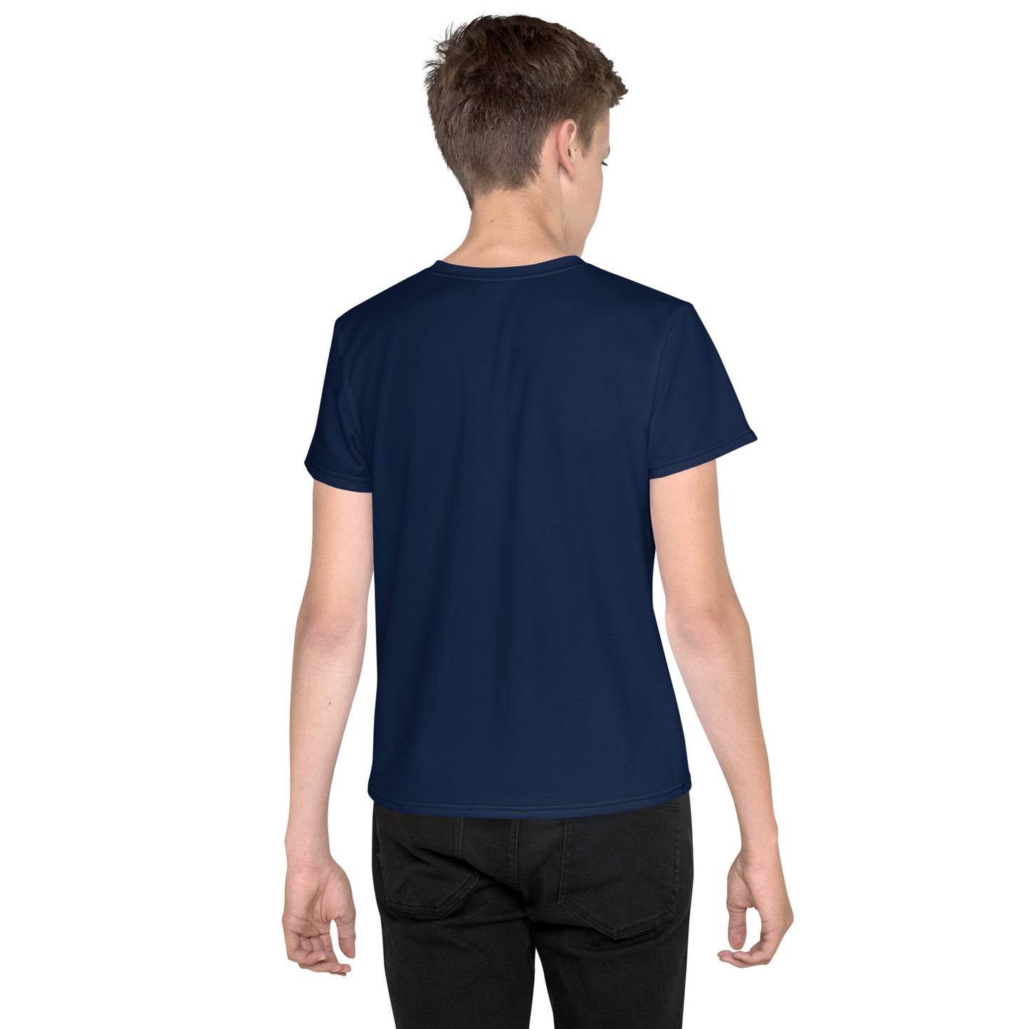 LSK Youth Crew Neck T-shirt in Navy