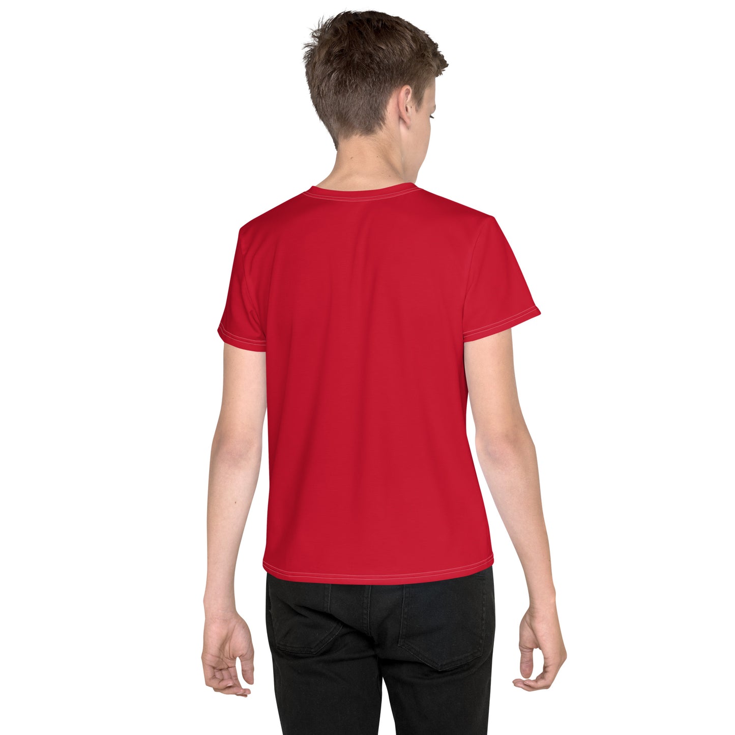 LSK Youth Crew Neck T-shirt in Red