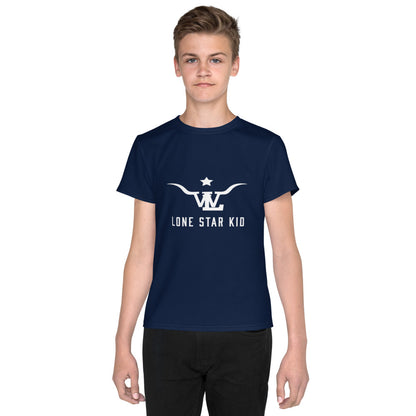 LSK Youth Crew Neck T-shirt in Navy