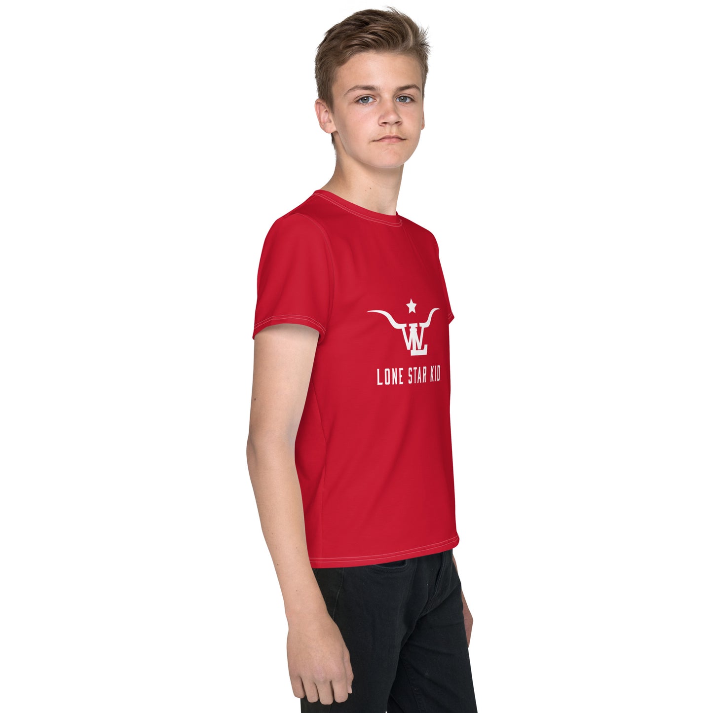 LSK Youth Crew Neck T-shirt in Red