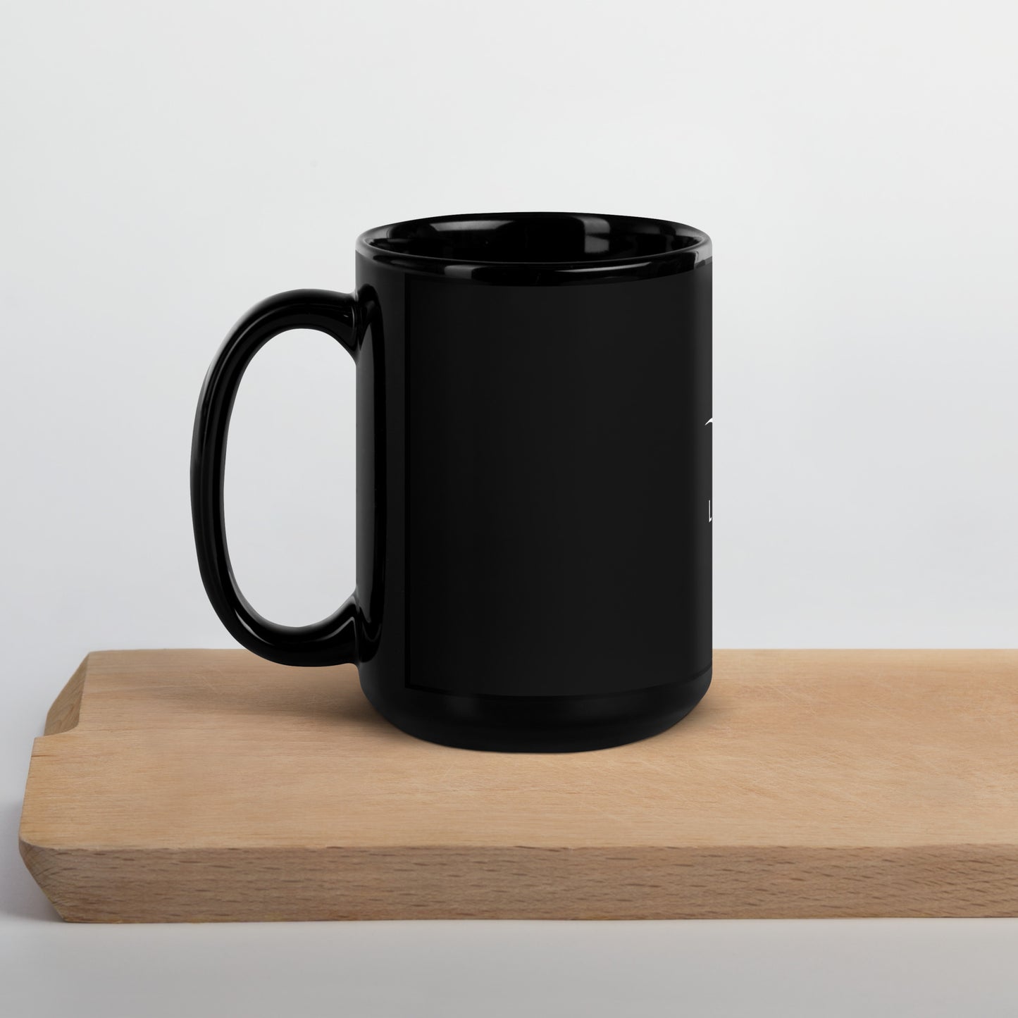 LSK Black Glossy Mug