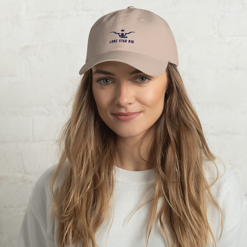 LSK "Dad" Hat with Navy Logo