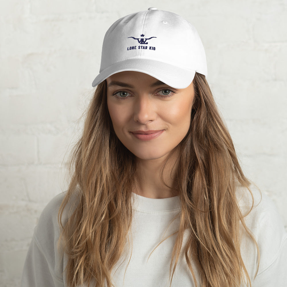 LSK "Dad" Hat with Navy Logo